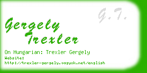 gergely trexler business card